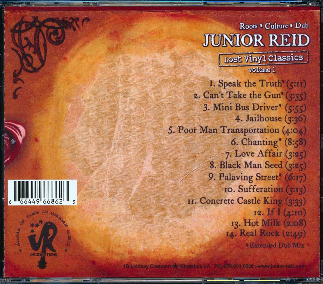 Jr. Reid - Lost Vinyl Classics Volume 1