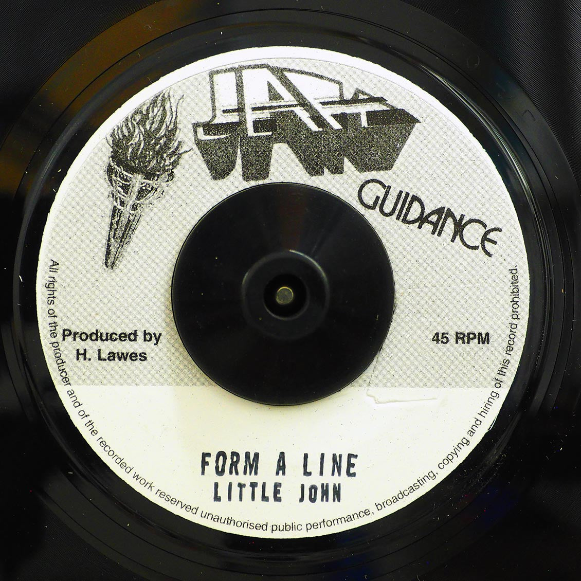 Little John - Form A Line  /  Roots Radics - Version (rhythm: "A Love I Can Feel")