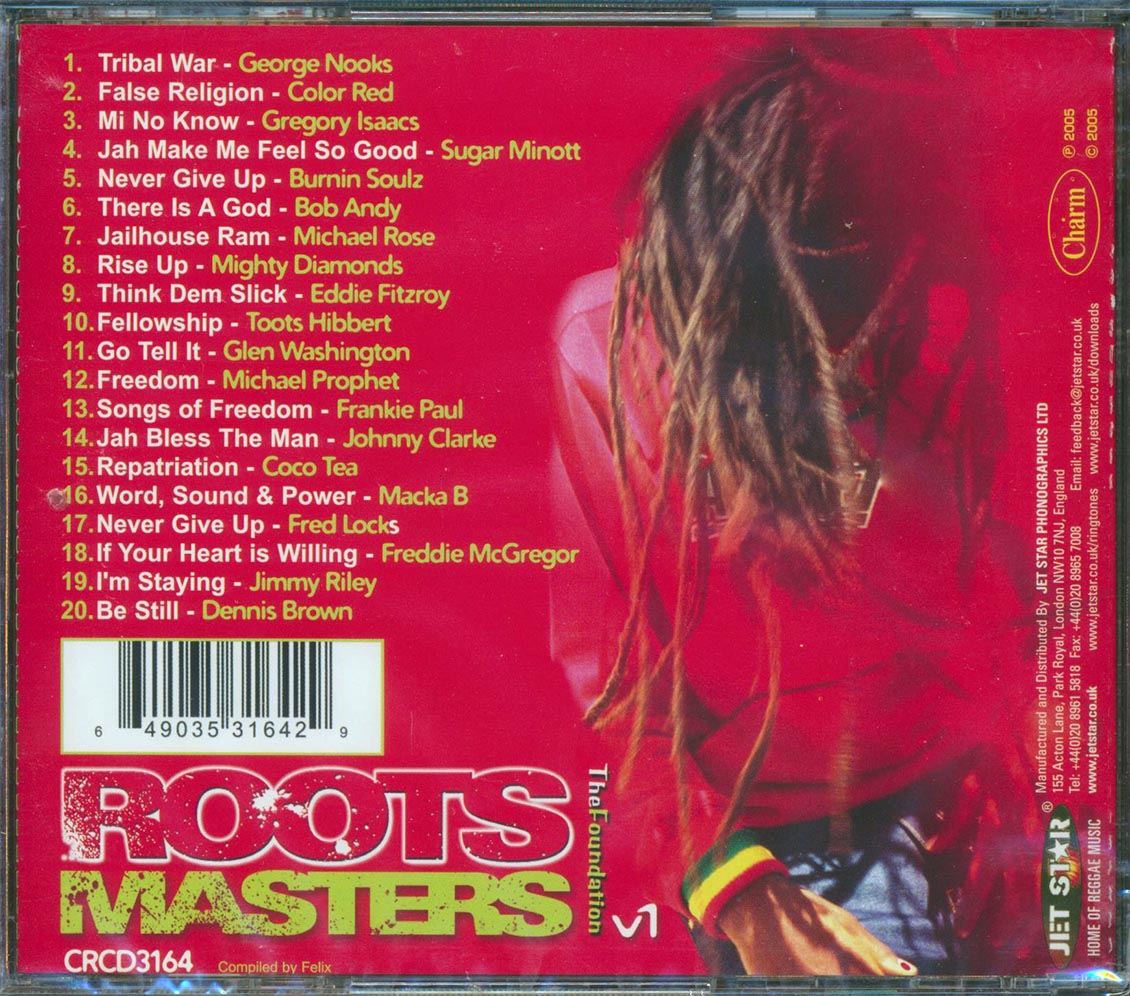 Macka B, Toots Hibbert, Michael Rose, Cocoa Tea, Etc. - Roots Masters Volume 1: The Foundation (20 tracks)