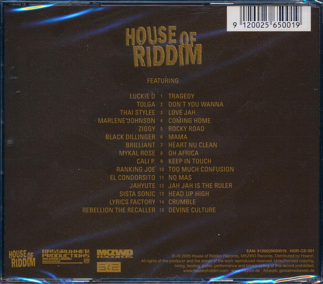 Ranking Joe, Michael Rose, Lukie D, Etc. - House Of Riddim Chapter 2 (rhythm: "Tragedy")
