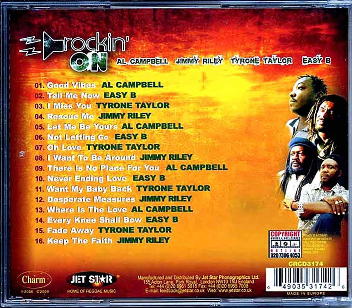 Al Campbell, Tyrone Taylor, Easy B, Jimmy Riley - Rockin On