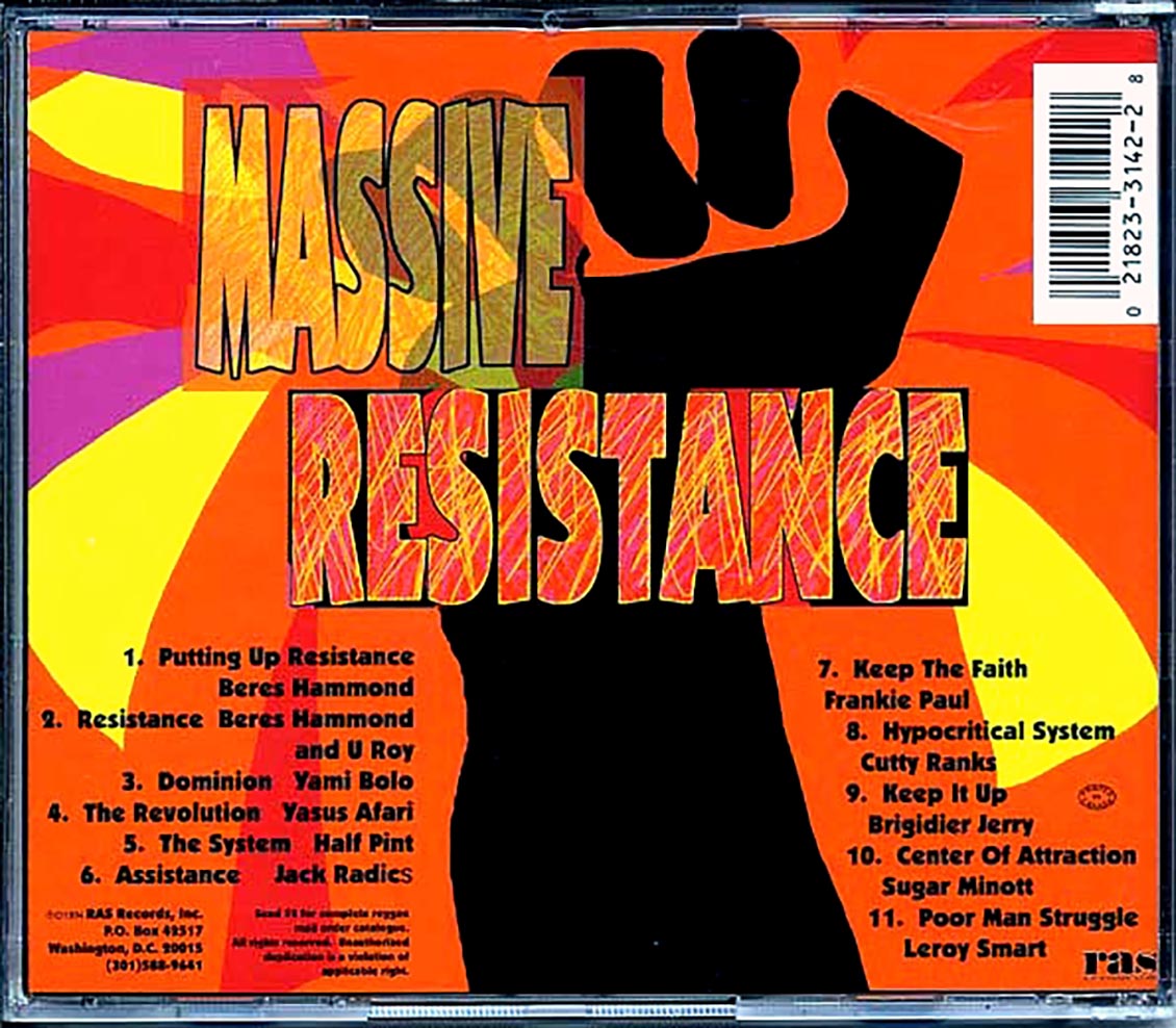 Beres Hammond, U Roy, Cutty Ranks, Yami Bolo, Etc. - Massive Resistance (Putting Up Resistance Rhythm) (rhythm: "Putting Up Resistance") (marked/ltd stock)
