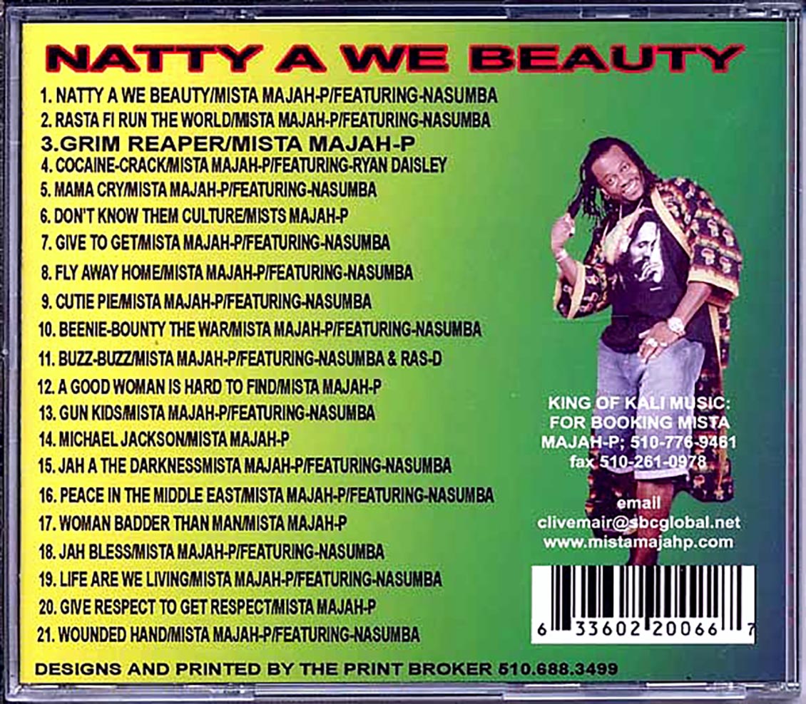 Mista Majah P - Natty A We Beauty (21 tracks)