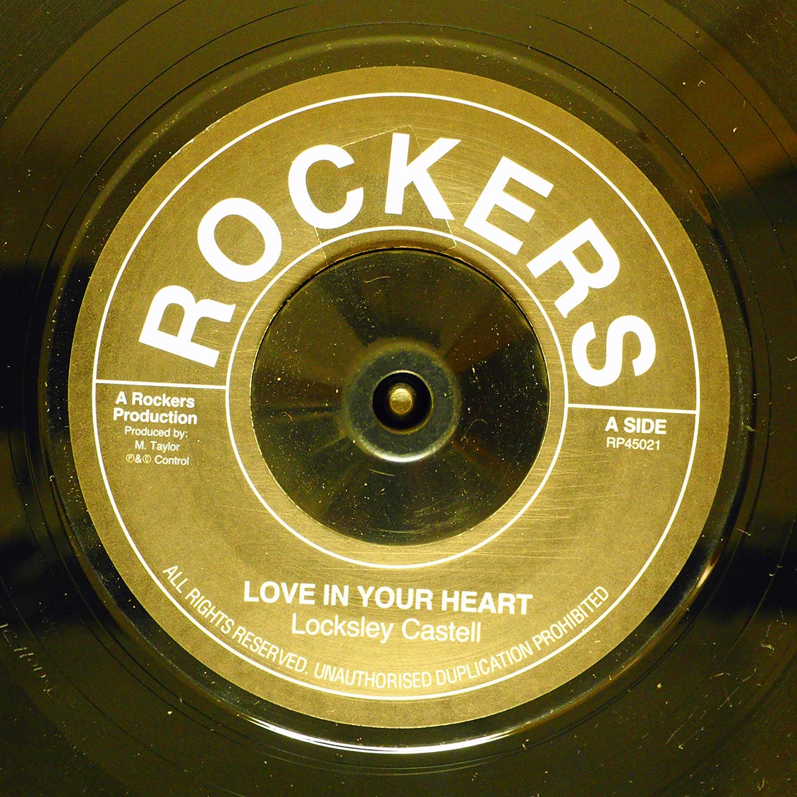 Lacksley Castell - Love In Your Heart  /  Rockers All Stars - Black People Dub (UK press)