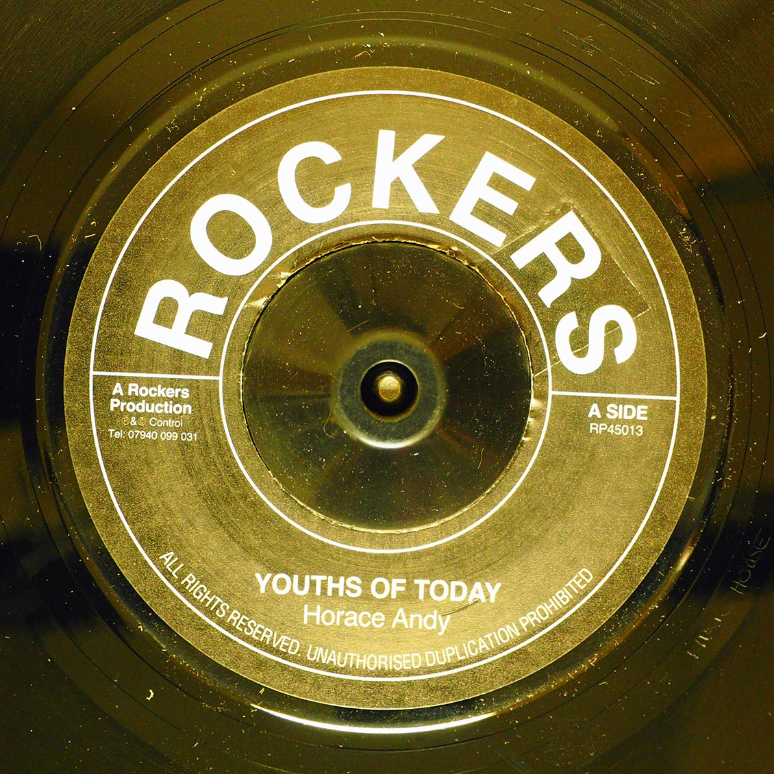 Horace Andy - Youths Of Today  /  Rockers All Stars - Version (UK press)