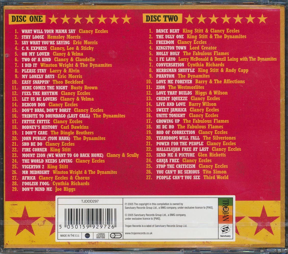 Clancy Eccles - Freedom: The Anthology (56 tracks) (2xCD)