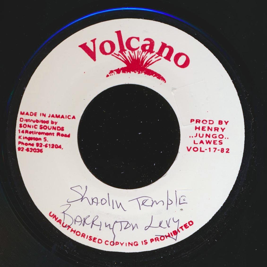 Barrington Levy - Shaolin Temple  /  Roots Radics - Version