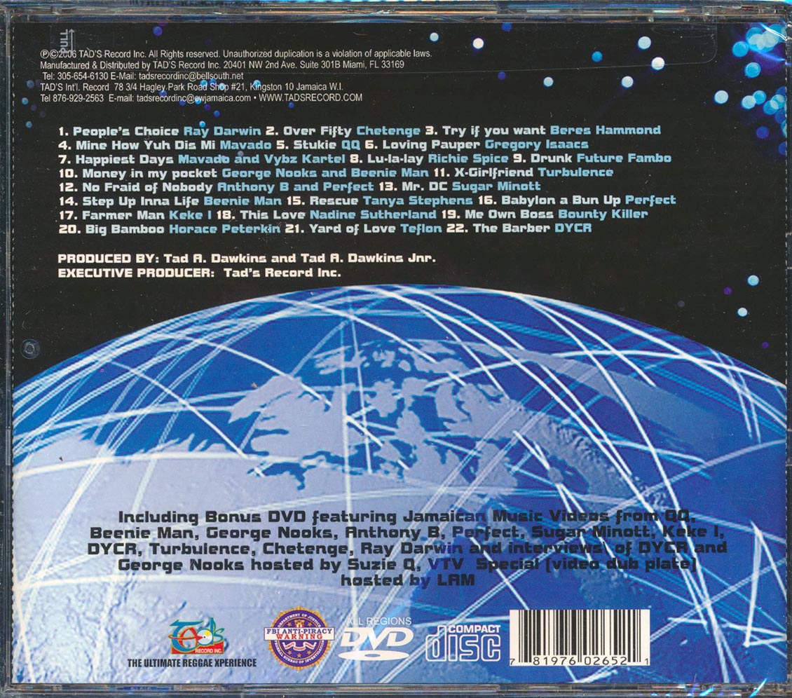 Various - Ultimate Reggae Xperience 2007 (22 tracks) (incl. DVD)