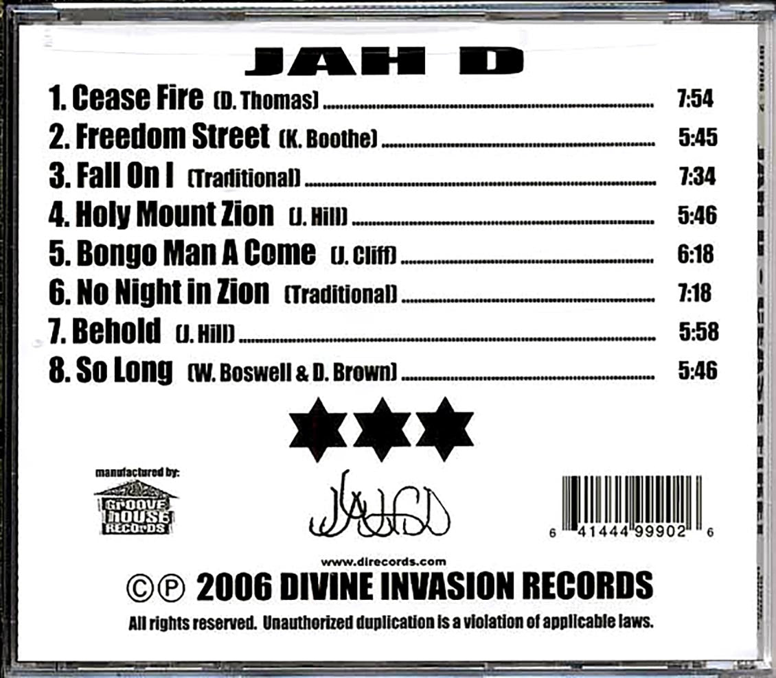 Jah D - Cease Fire