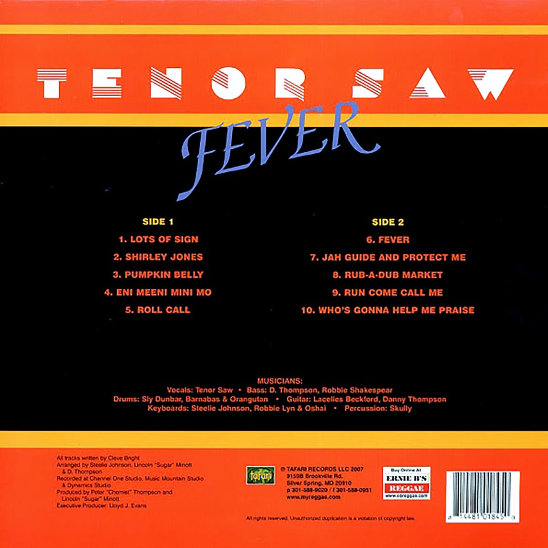 Tenor Saw - Fever