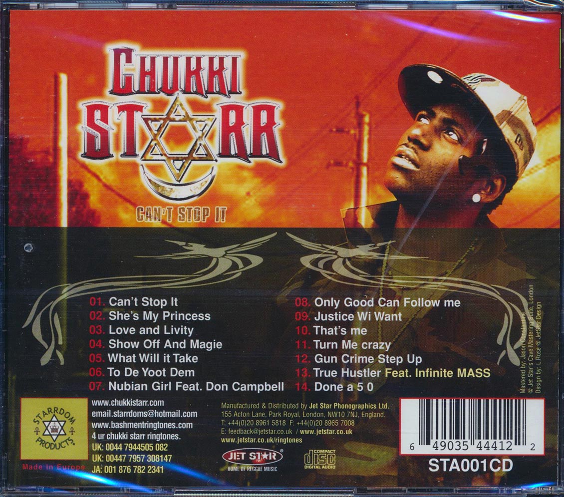 Chukki Starr - Can't Stop It