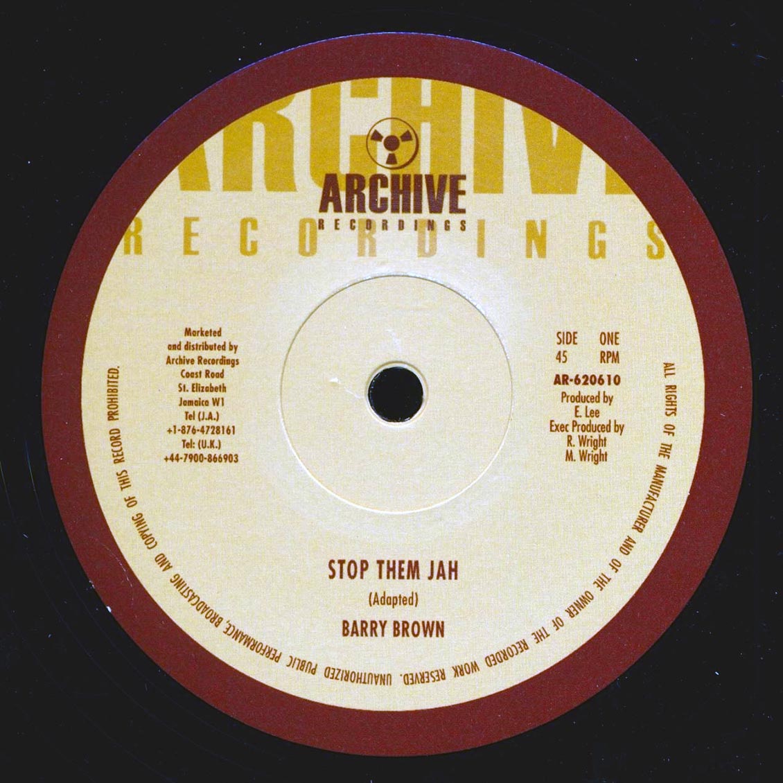 Barry Brown - Stop Them Jah  /  King Tubby - Stop Them Dub (rhythm: "Declaration Of Rights")