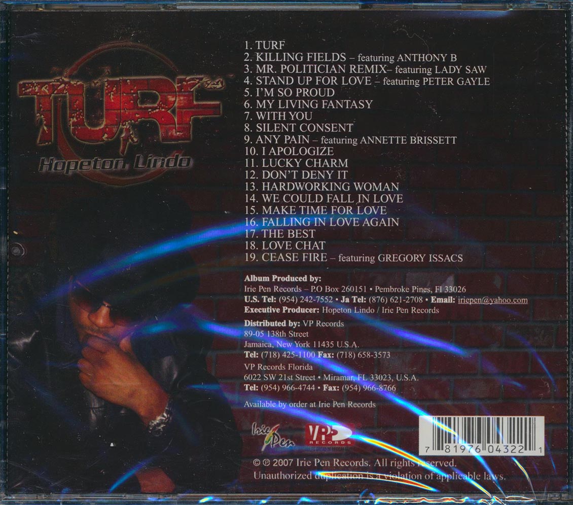 Hopeton Lindo - Turf