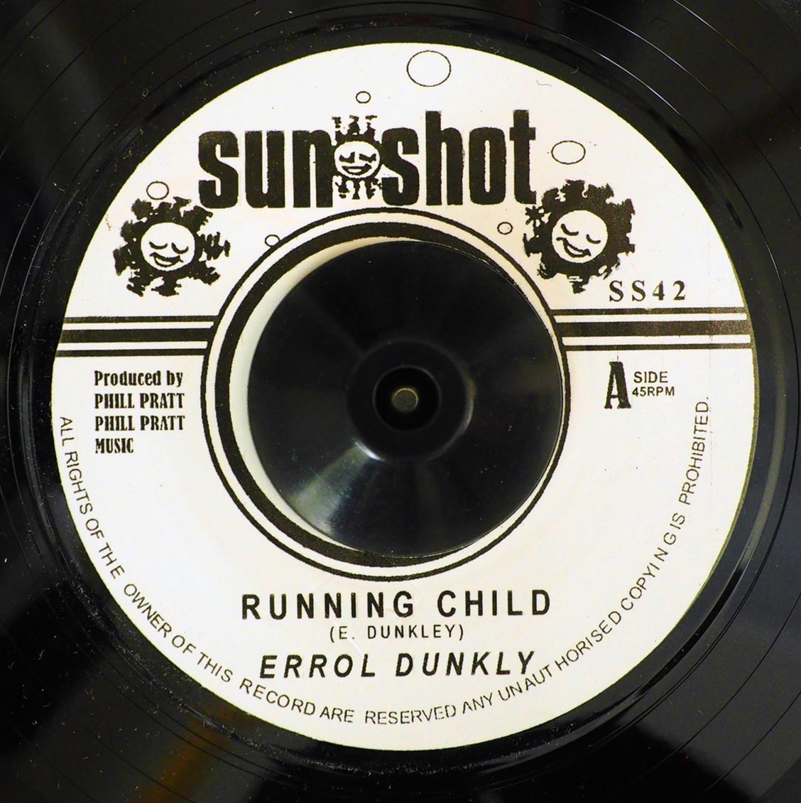 Errol Dunkley - Running Child  /  Tropical Shadows - Anniversary