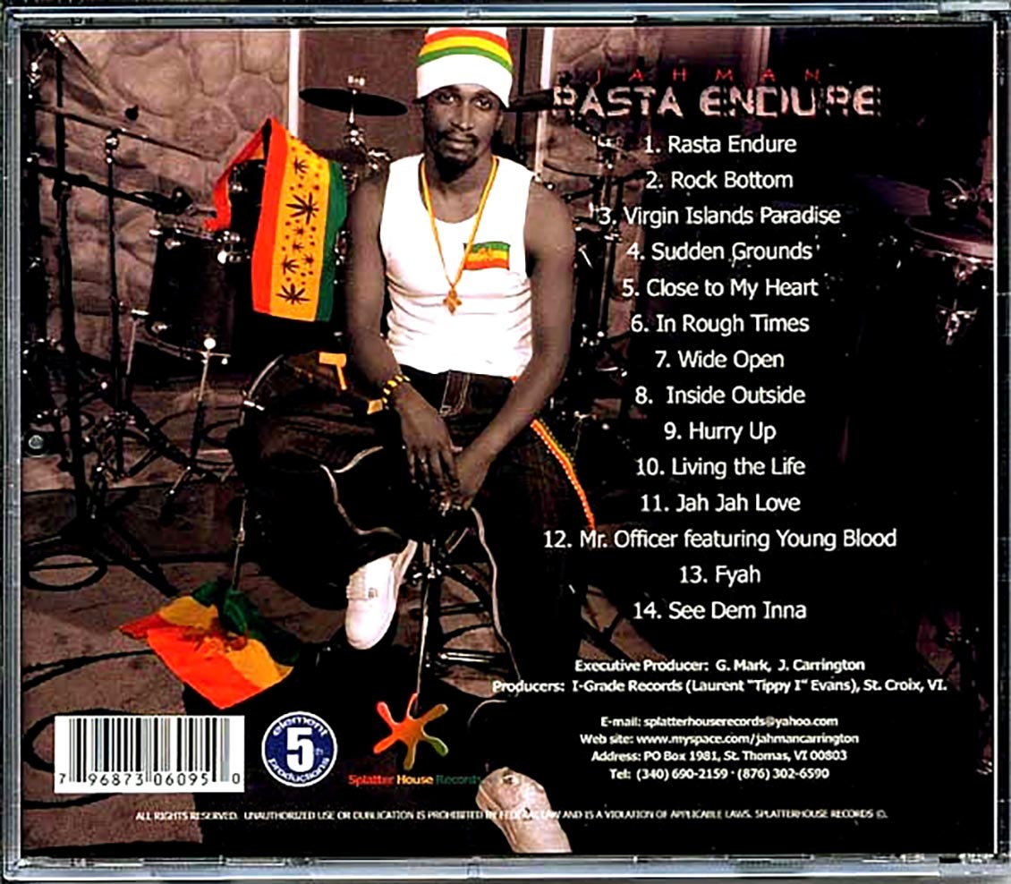 Jahman - Rasta Endure