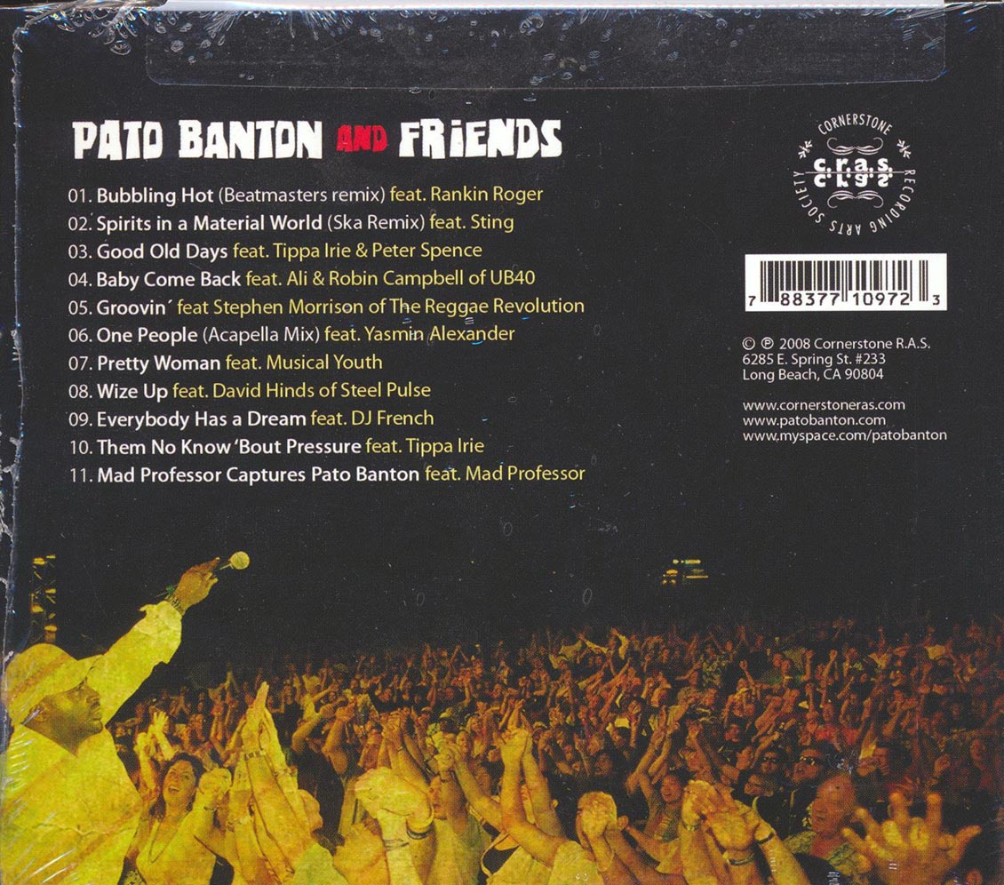 Pato Banton - Pato Banton & Friends (With Sting, UB40, Musical Youth, Mad Professor, Etc.)