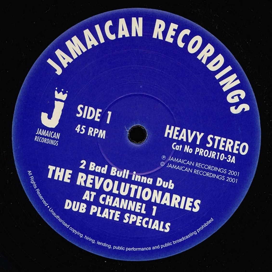 The Revolutionaries - 2 Bad Bull Inna Dub  /  The Revolutionaries - Ball Park Dub