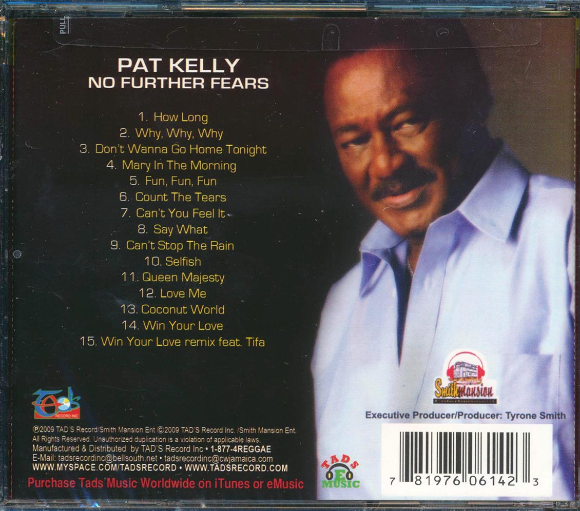 Pat Kelly - No Further Fears