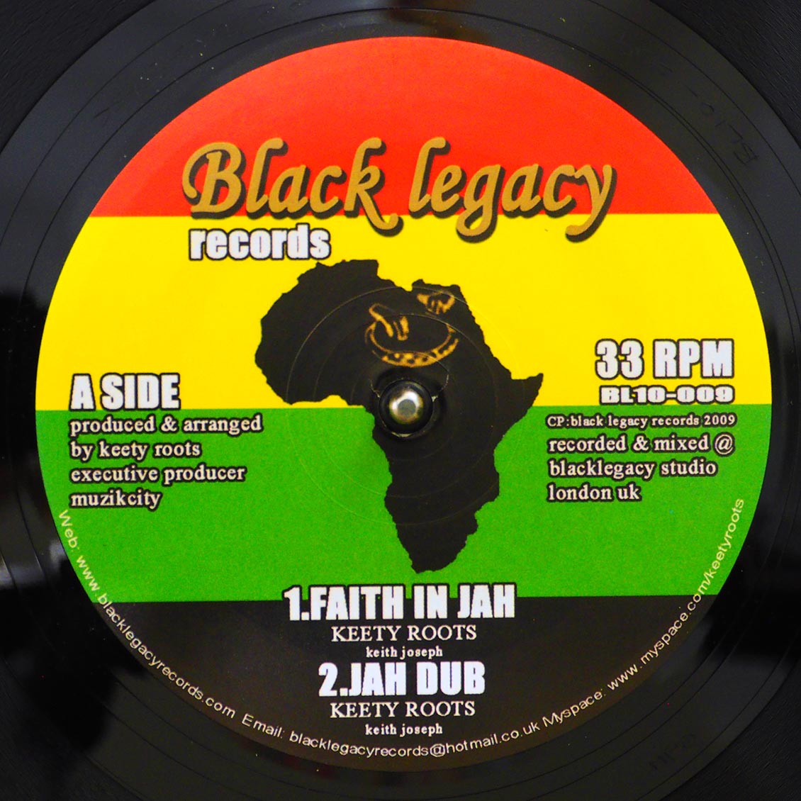 Keety Roots - Faith In Jah; Keety Roots - Jah Dub  /  Keety Roots - Live And Let Live; Keety Roots - Live And Let Dub