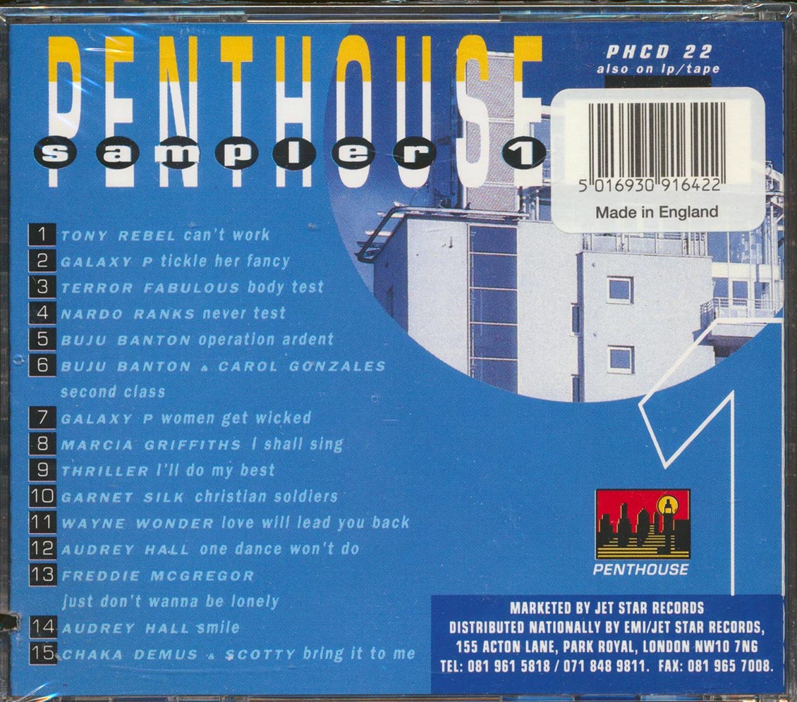 Buju Banton, Garnett Silk, Freddie McGregor, Tony Rebel, Etc. - Penthouse Sampler Volume 1