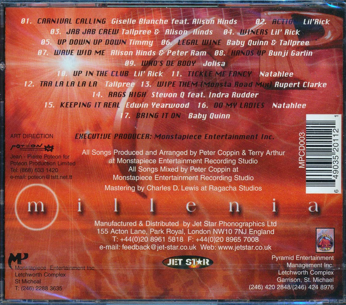 Alison Hinds, Edwin Yearwood, Bunji Garlin, Etc. - Millenia Monsta Piece