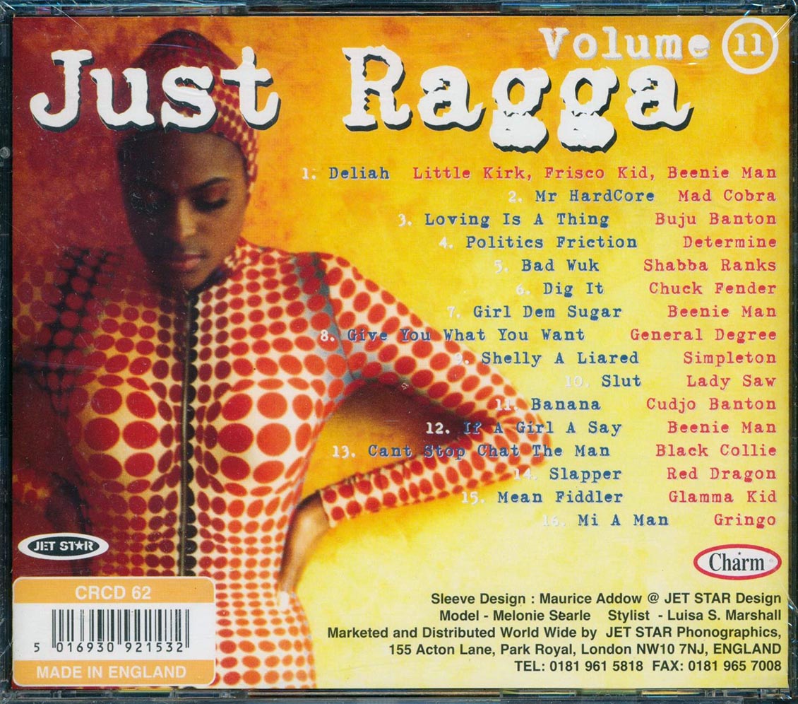 Buju Banton, Chuck Fender, Red Dragon, Shabba Ranks, Etc. - Just Ragga Volume 11