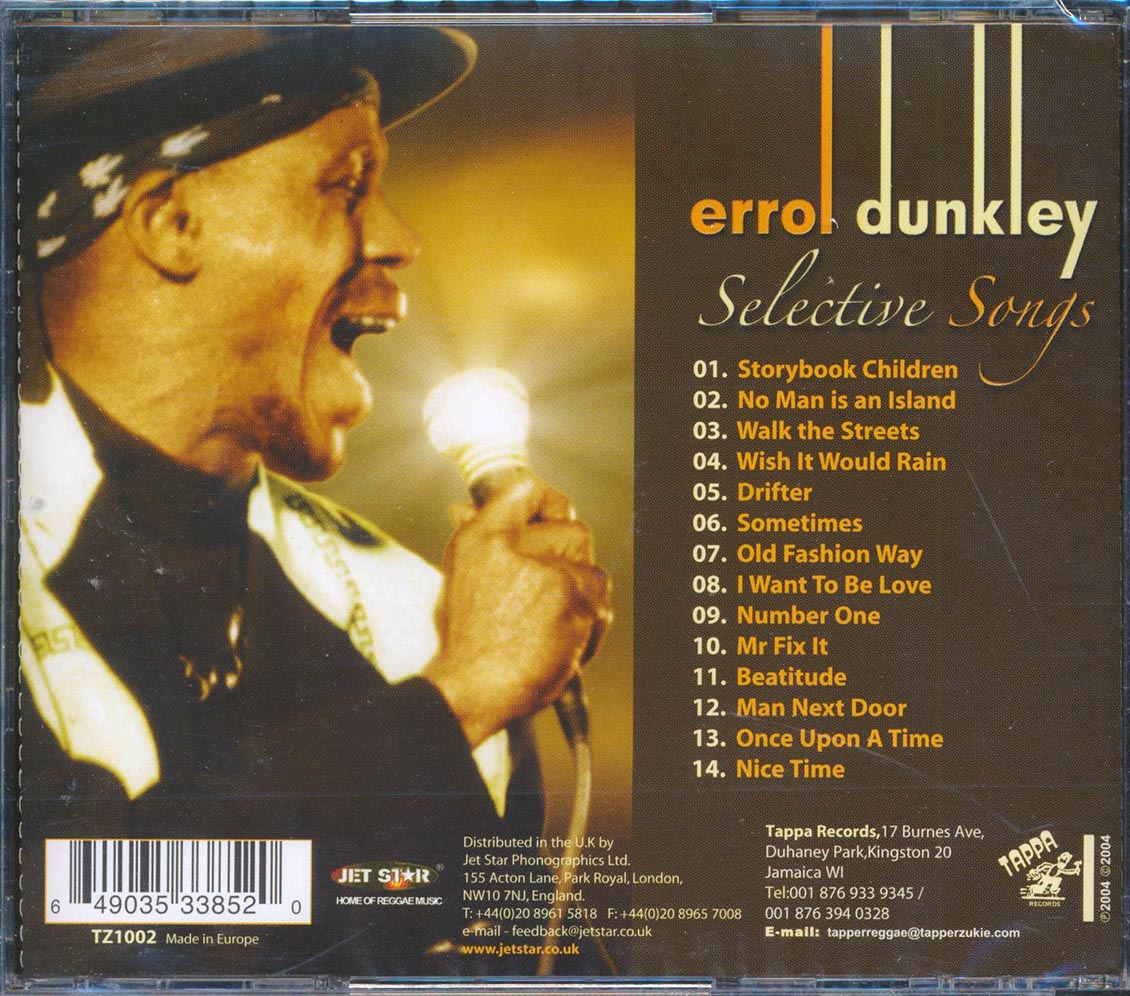 Errol Dunkley - Selective Songs
