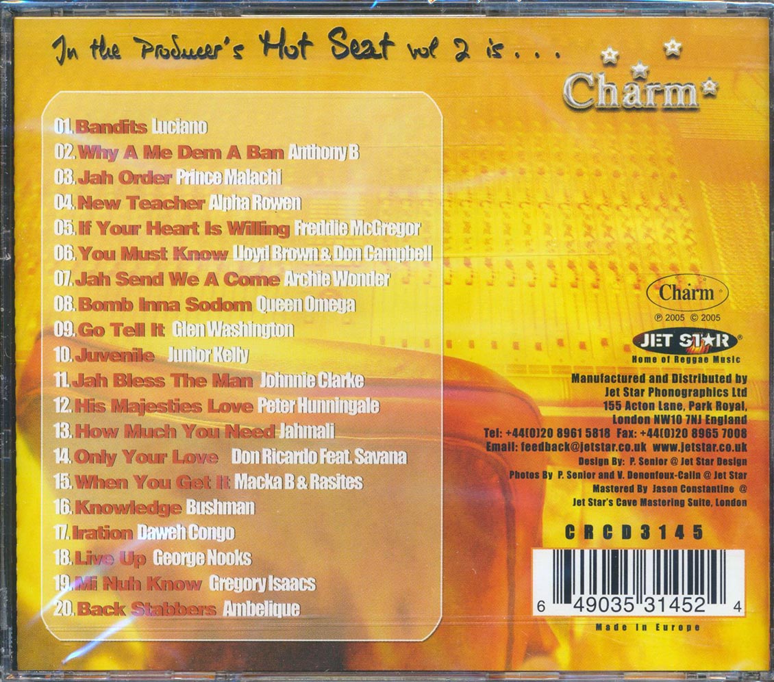 Luciano, Macka B, Daweh Congo, Etc. - In The Producer's Hot Seat Volume 2 (20 tracks)