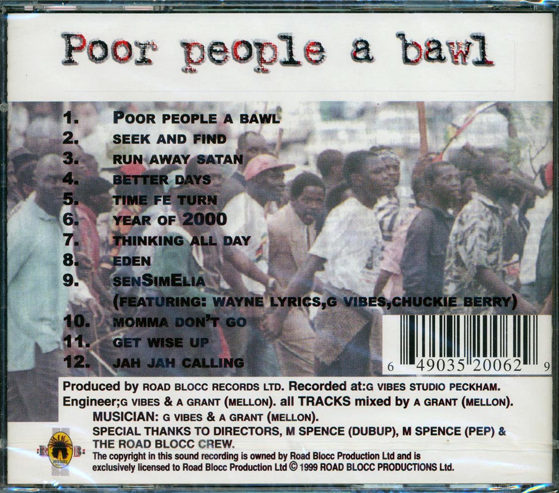 Wayne Lyrics - Poor People A Bawl