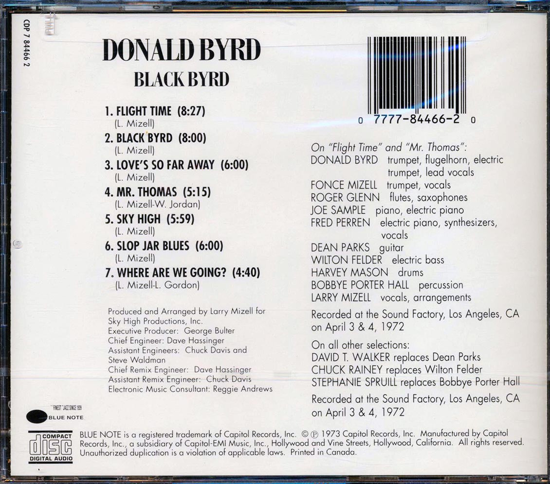 Donald Byrd - Black Byrd (Jazz)
