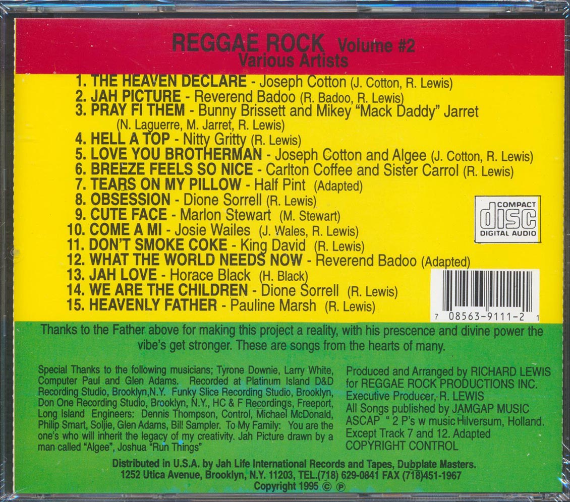Nitty Gritty, Josey Wales, Badoo, Half Pint, Etc. - Reggae Rock Volume 2