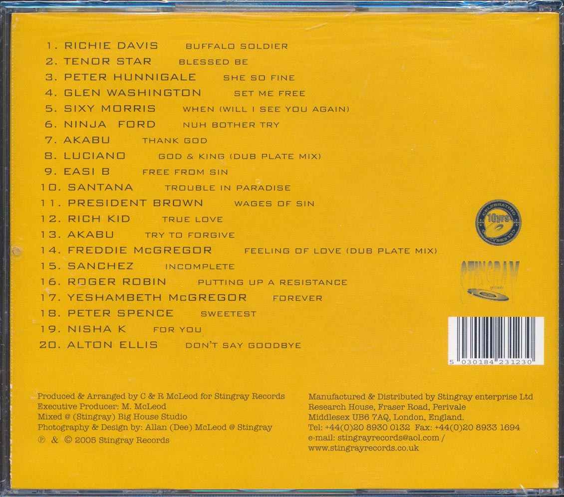 Luciano, Freddie McGregor, Peter Hunningale, Etc. - Stingray Special Edition (20 tracks)