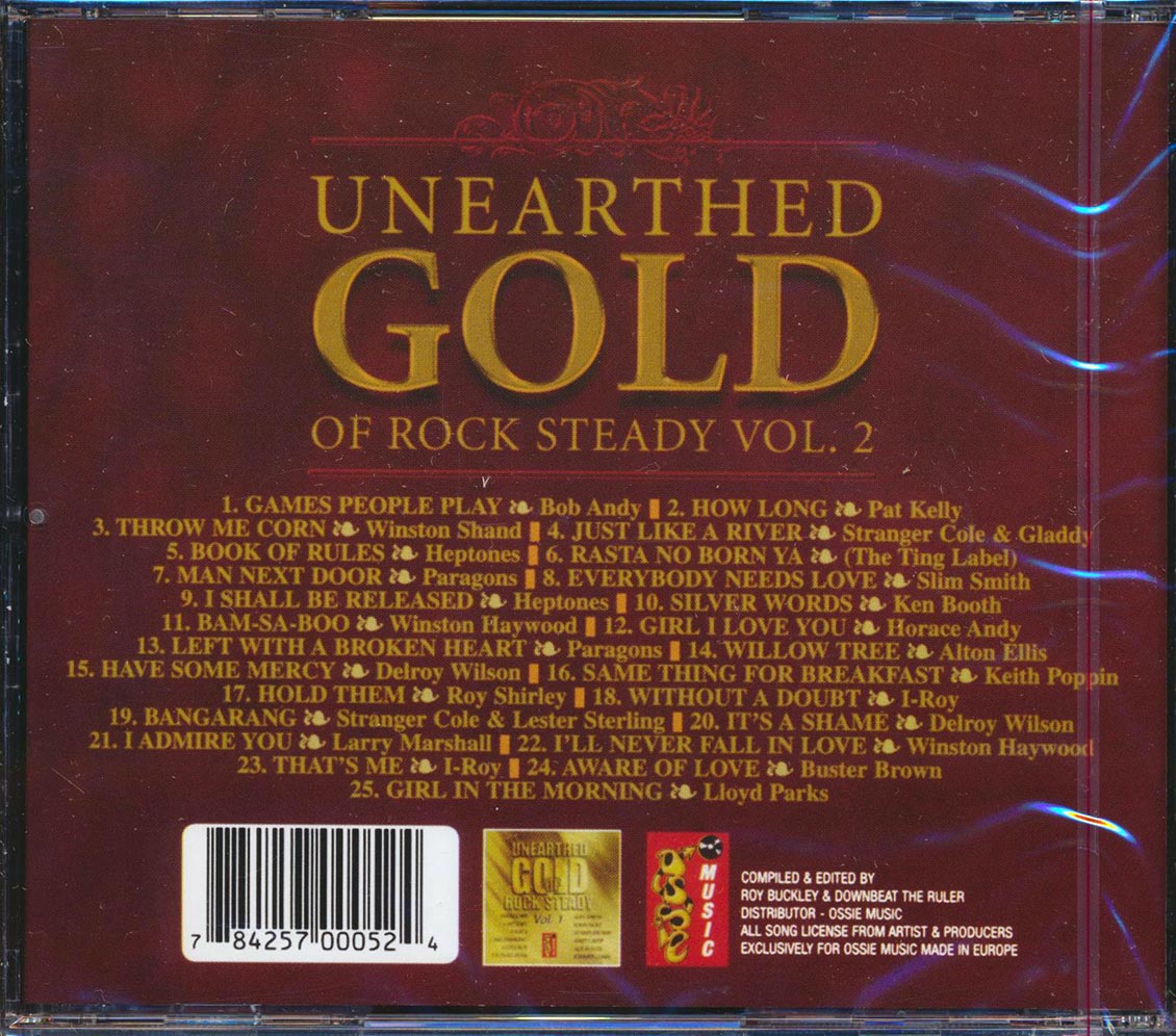The Heptones, Alton Ellis, Larry Marshall, Etc. - Unearthed Gold Of Rock Steady Volume 2 (25 tracks)