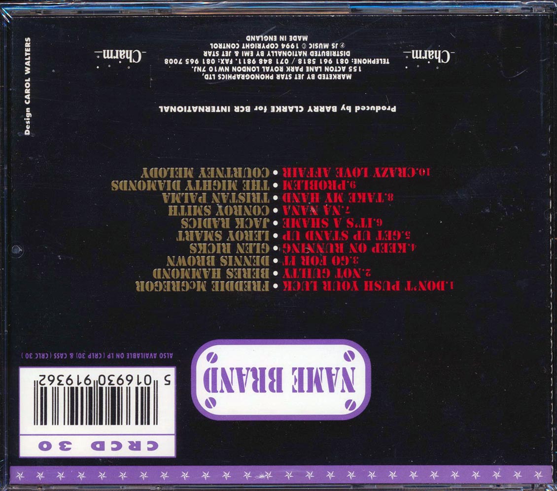 Conroy Smith, Courtney Melody, Beres Hammond, Etc. - Name Brand