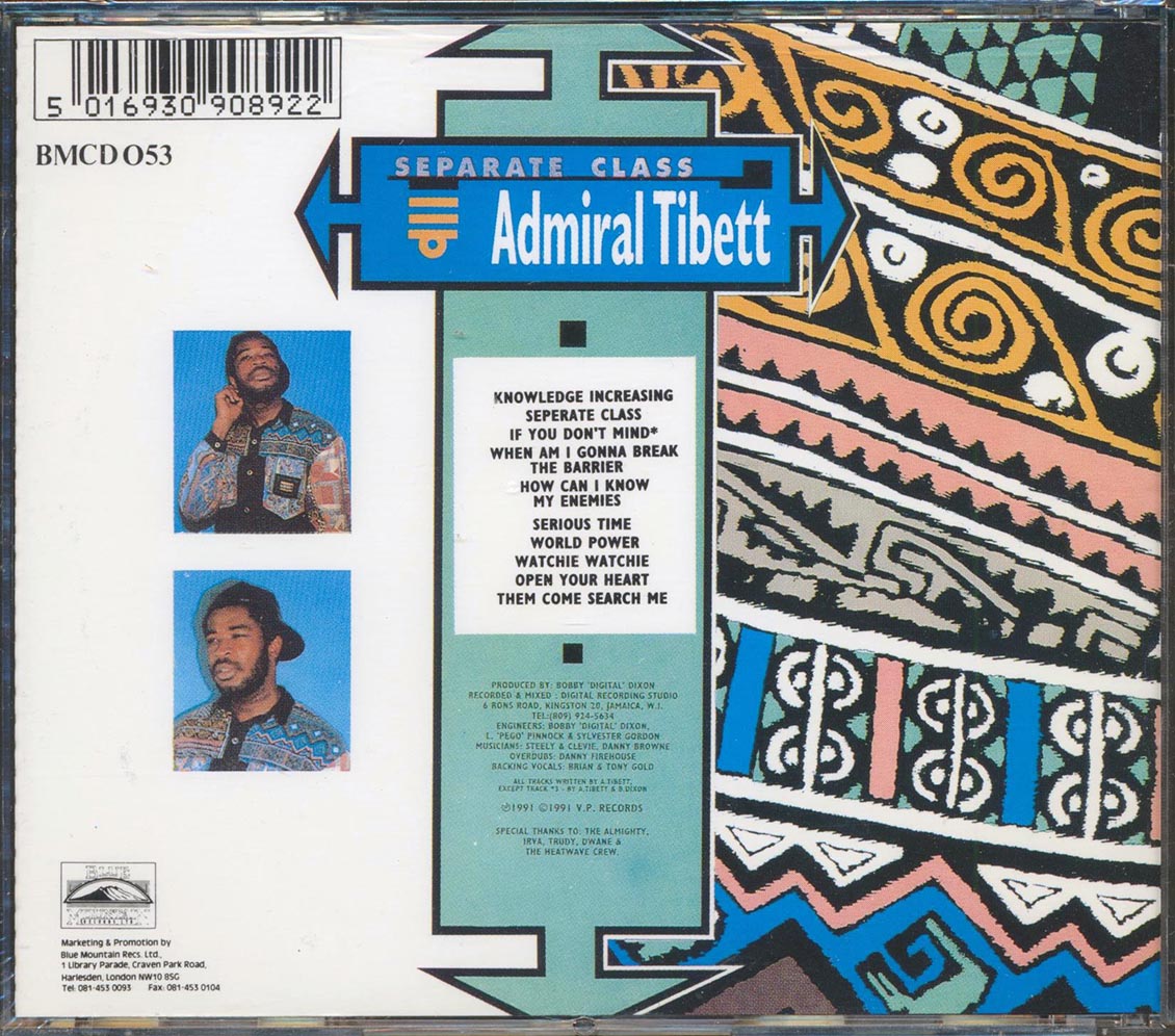 Admiral Tibet - Separate Class