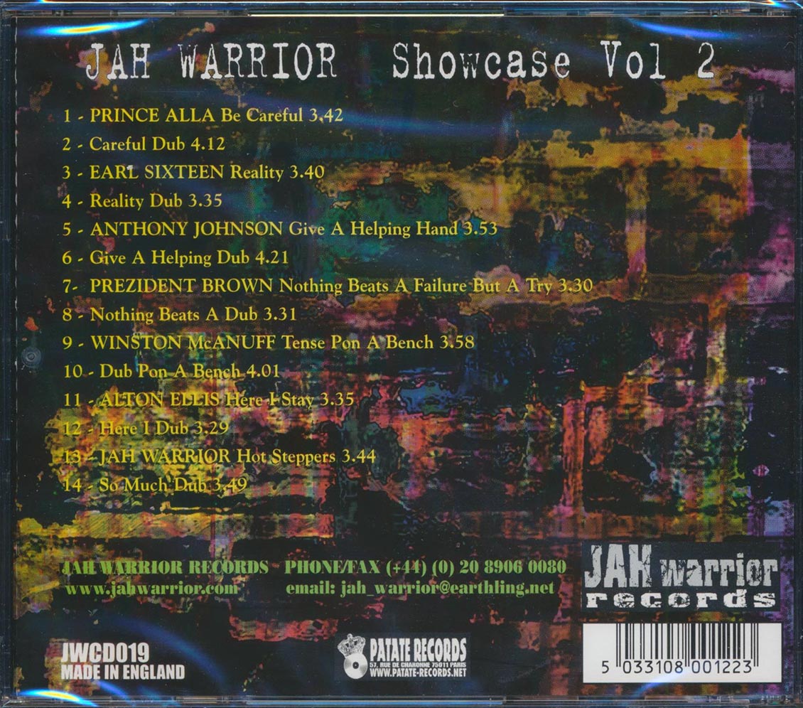 Prezident Brown, Prince Alla, Anthony Johnson, Alton Ellis - Jah Warrior Showcase Volume 2