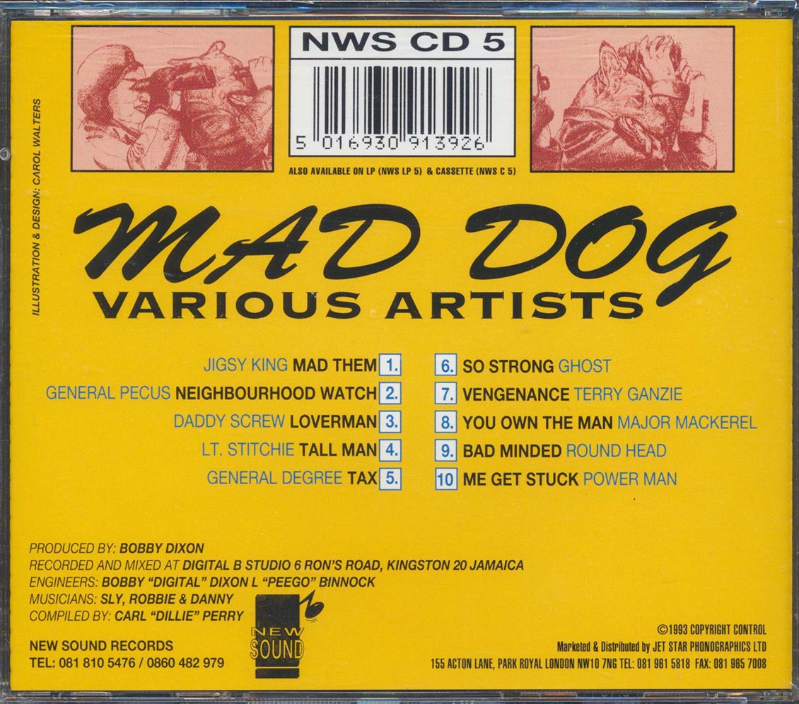 Major Mackerel, Jigsy King, Lt. Stitchie, Etc. - Mad Dog