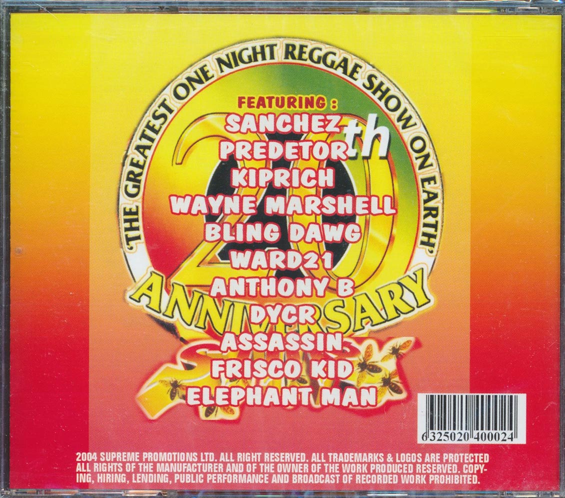 Anthony B, Elephant Man, Ward 21, Etc. - Reggae Sting 20th Anniversary Part 2