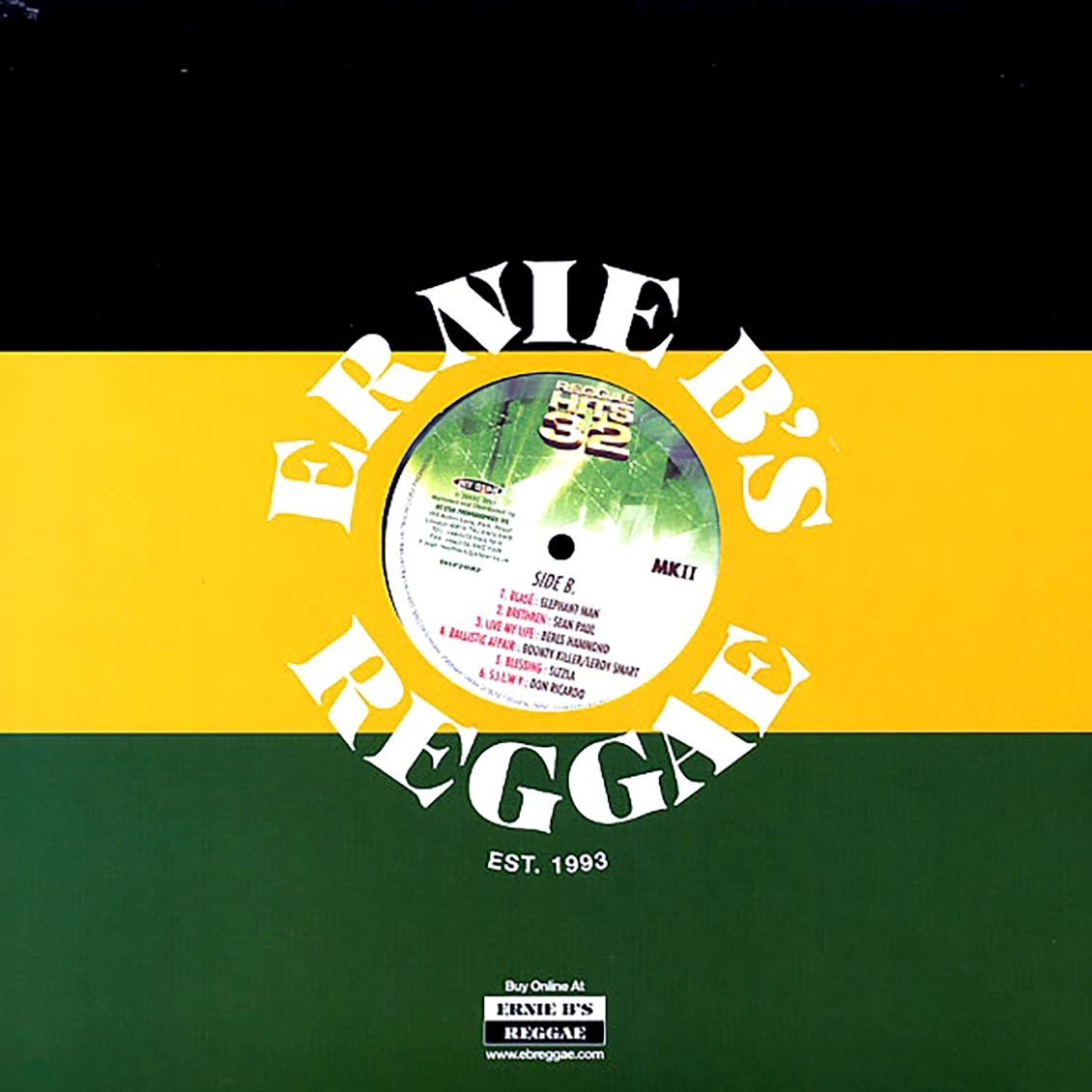 Sizzla, Sean Paul, Beres Hammond, Etc. - Reggae Hits Volume 32 (plain Jacket) (plain jacket)
