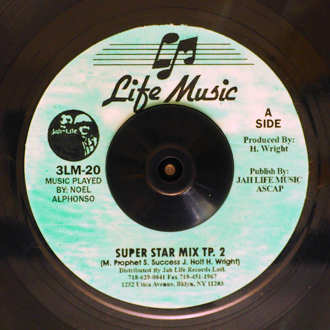Michael Prophet, Scion Success, John Holt, Hyman 'Jah Life' Wright - Super Star Mix Part 2  /  Jah Life - Original Raggamuffin Dub (rhythm: "Barrington Levy - Raggamuffin") (colored vinyl)