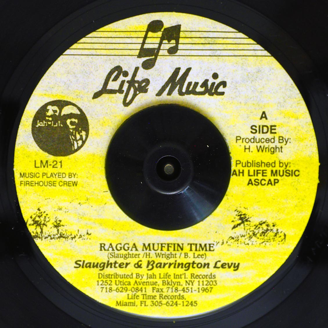 Barrington Levy, Slaughter - Raggamuffin  /  Version (rhythm: "Barrington Levy - Raggamuffin") (UK press) (colored vinyl)