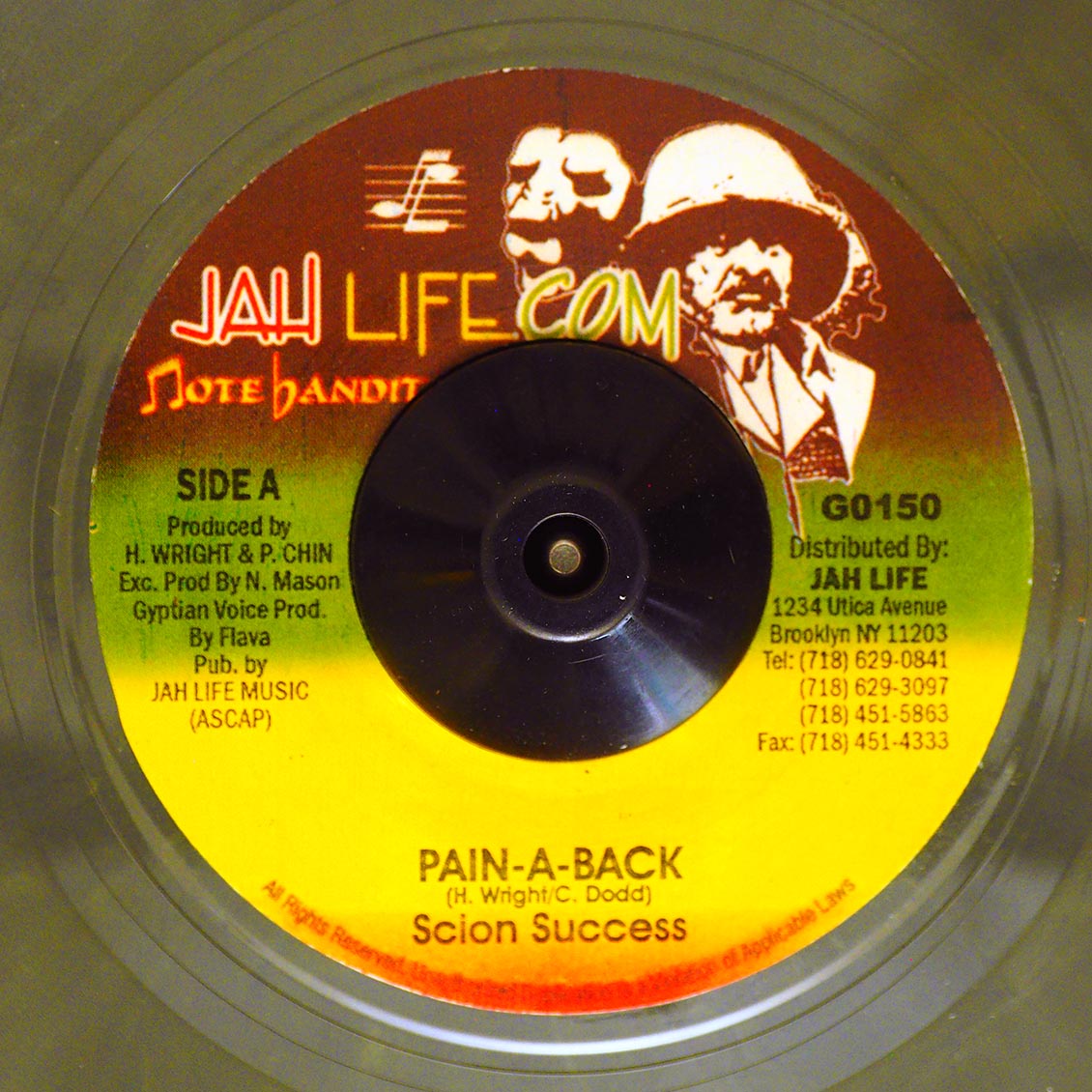 Scion Success - Pain A Back  /  I Life Players - Hot Milk (rhythm: "Murderer / Hot Milk") (colored vinyl)