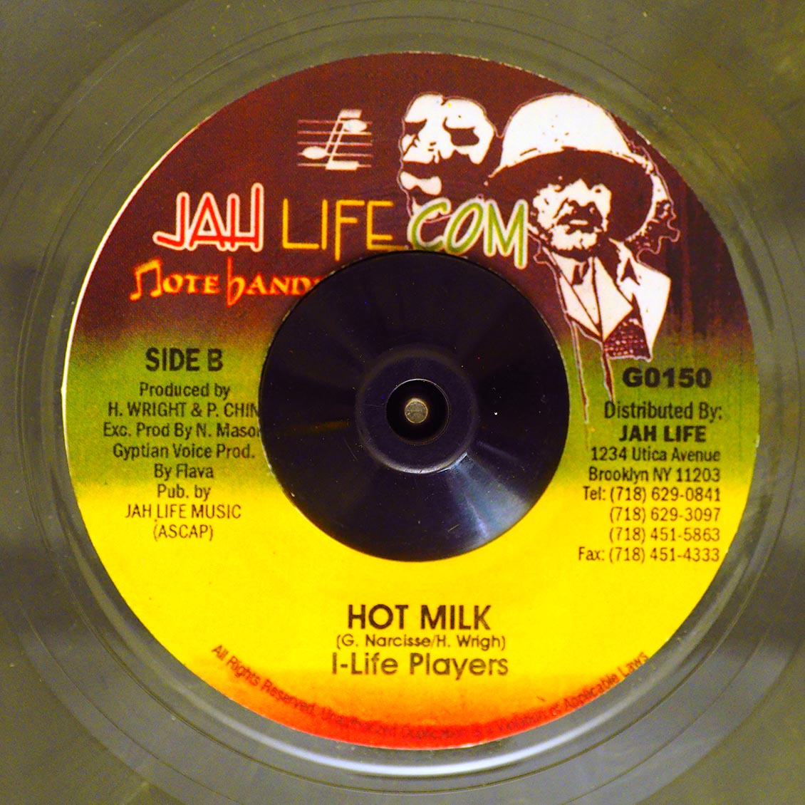Scion Success - Pain A Back  /  I Life Players - Hot Milk (rhythm: "Murderer / Hot Milk") (colored vinyl)