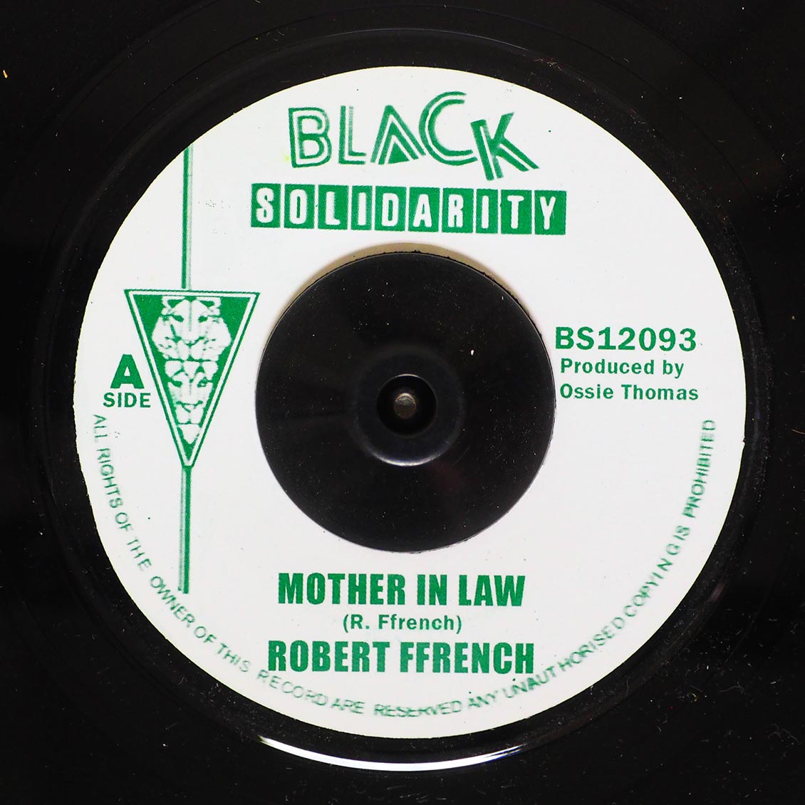 Robert French - Mother In Law  /  Version (rhythm: "Puddy Roots - Champion Bubbler")