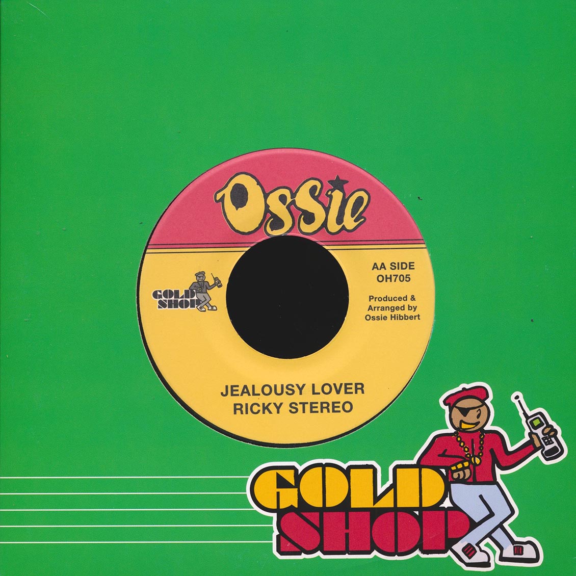 Lionel Craig - Under Mi Nose  /  Ricky Stereo - Jealousy Lover (rhythm: "Johnny Osbourne - I'm Moving Up")