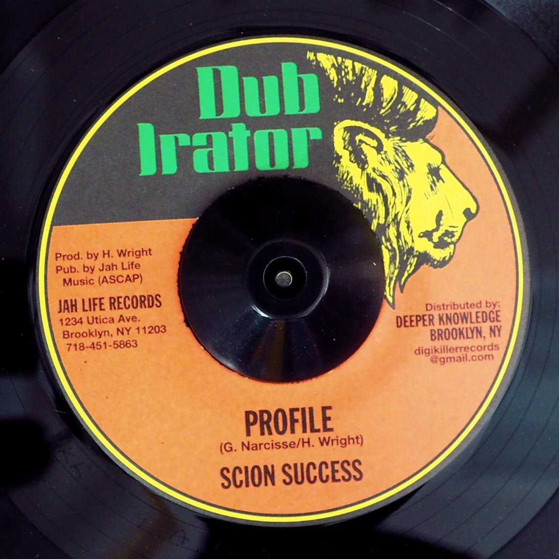 Scion Success - Profile  /  Jah Life - Dub In The Area (rhythm: "Chanting")