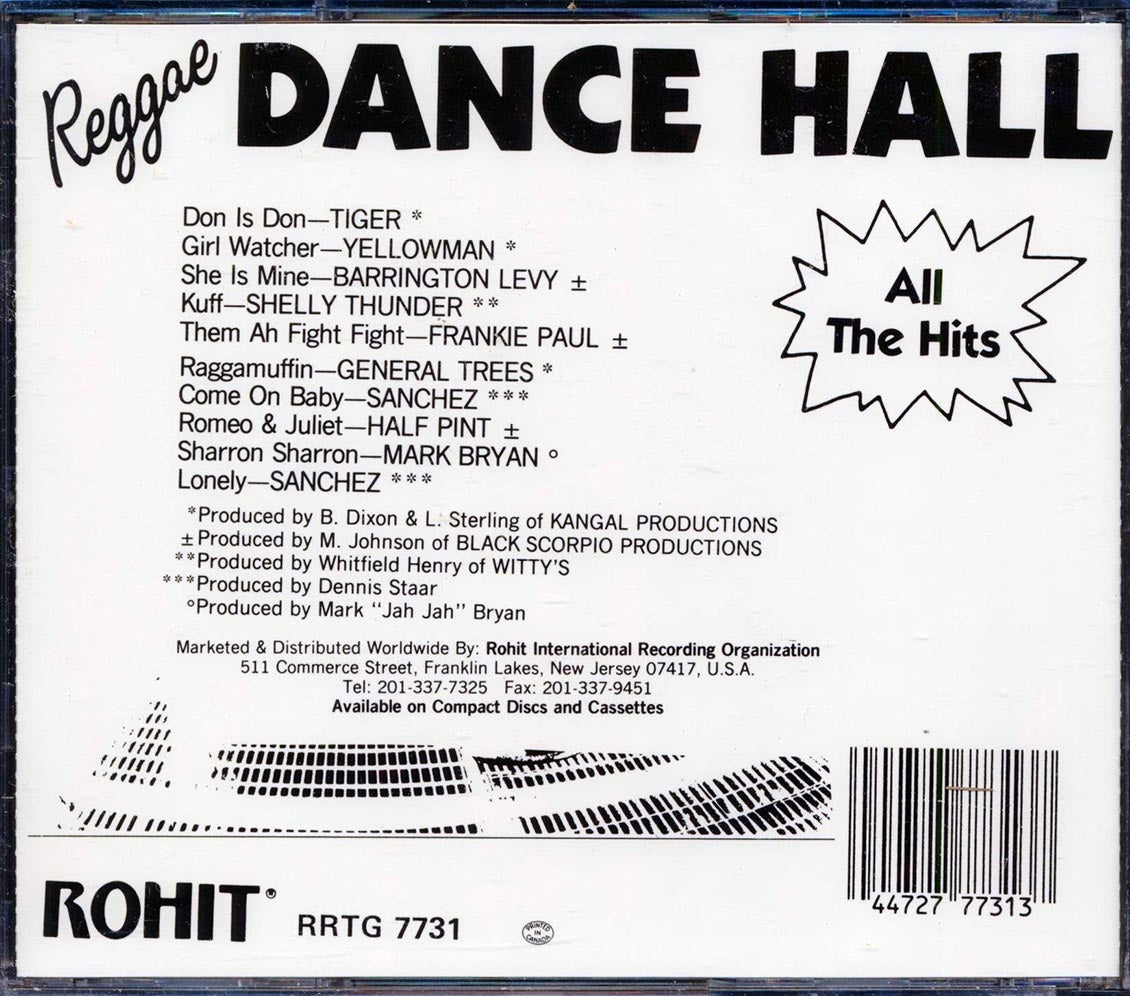 Barrington Levy, Half Pint, Shelly Thunder, General Trees, Etc. - Reggae Dance Hall: All The Hits