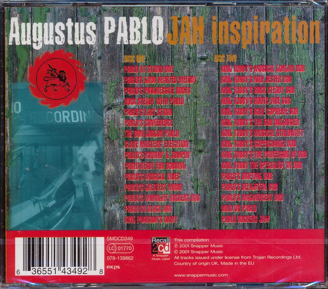 Augustus Pablo - Jah Inspiration (30 tracks) (2xCD)