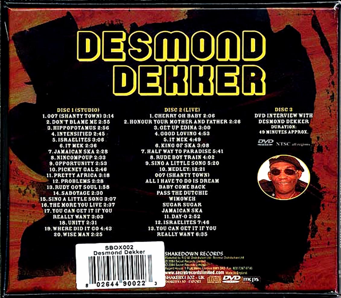 Desmond Dekker - Sing A Little Song (34 tracks) (2xCD) (incl. DVD)