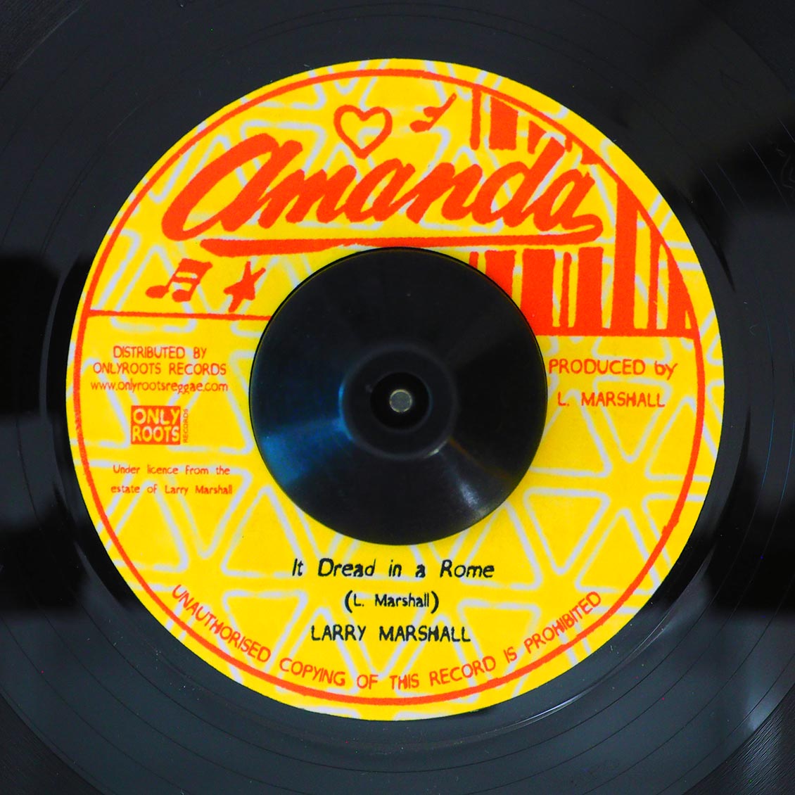 Larry Marshall - It Dread In A Rome  /  Amanda All Stars - Dub Out A Rome